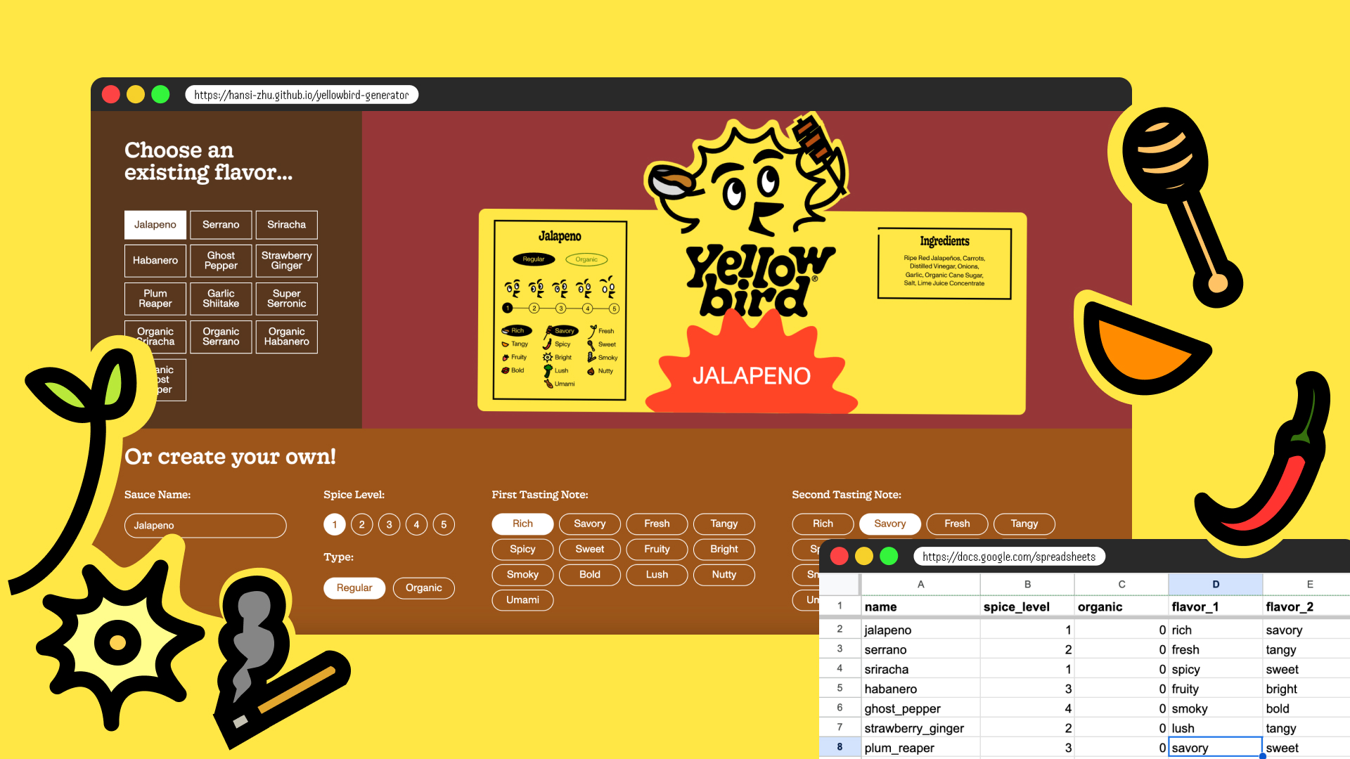 Yellowbird: Data-driven Packaging Generator